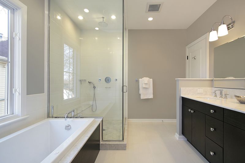 Luxury Shower with Frameless Glass